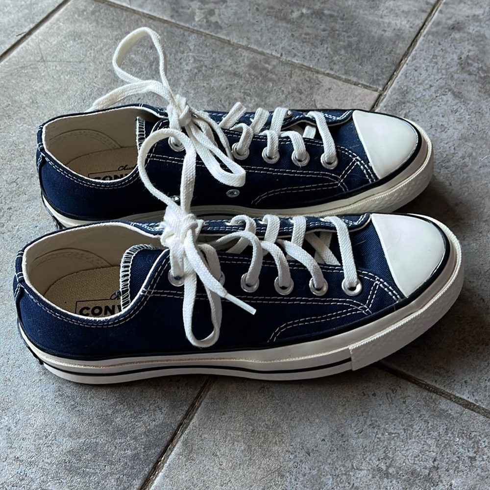Navy Blue Converse